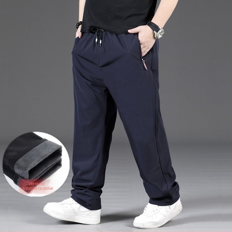 Pantaloni sport bărbați, pantaloni de vară cu uscare rapidă, stil Plus Size, pantaloni sport, stil casual, stil Plus Size
