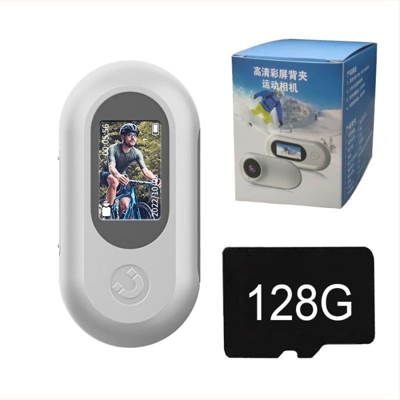 Cameră sport digitală GoPro cu înregistrare HD pentru condus, 1080p, cu clip magnetic pentru ecran în spate