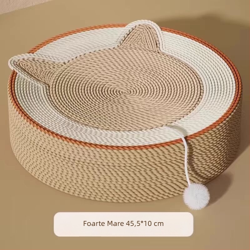 Placă integrată de zgâriat pentru pisici din sisal, rezistentă la uzură, anti-ciobire, rezistentă la zgârieturi, gheara pentru pisici, placă pentru bazin, zgâriată pentru pisici, gheara ovală de măcinat pisici