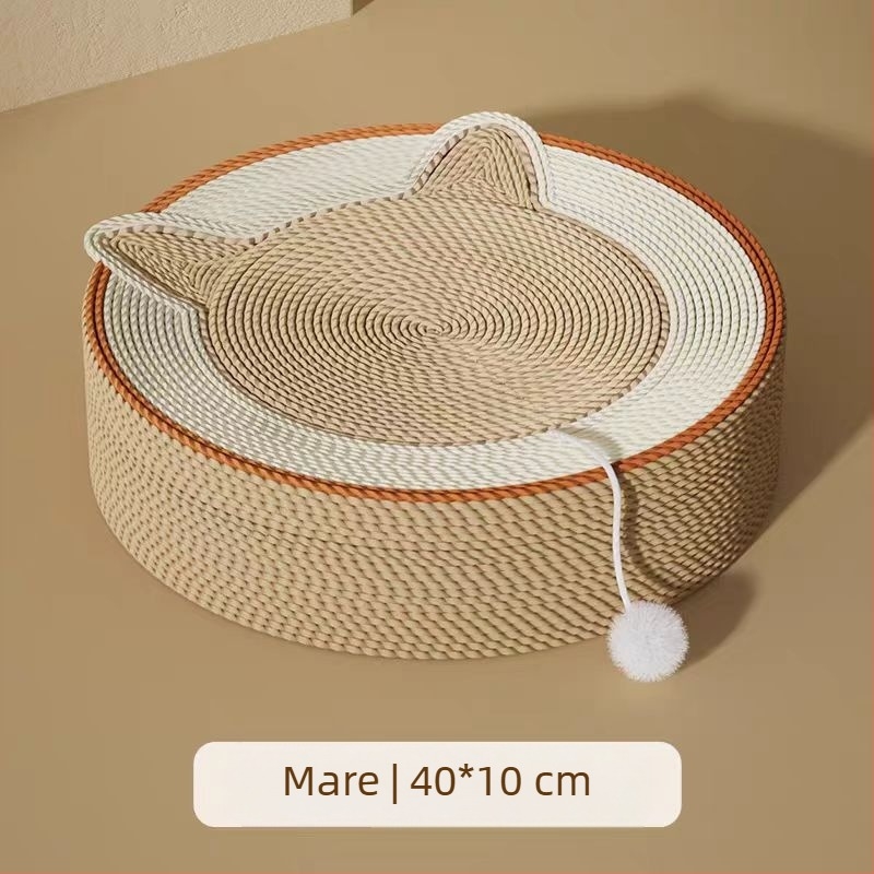 Placă integrată de zgâriat pentru pisici din sisal, rezistentă la uzură, anti-ciobire, rezistentă la zgârieturi, gheara pentru pisici, placă pentru bazin, zgâriată pentru pisici, gheara ovală de măcinat pisici