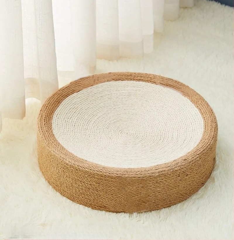 Placă integrată de zgâriat pentru pisici din sisal, rezistentă la uzură, anti-ciobire, rezistentă la zgârieturi, gheara pentru pisici, placă pentru bazin, zgâriată pentru pisici, gheara ovală de măcinat pisici