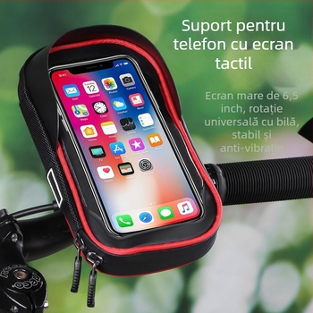 Geantă multifuncțională transfrontalieră pentru telefon mobil, geantă cu ecran tactil pentru transportul pe bicicletă, suport de navigație pentru motociclete, impermeabilă