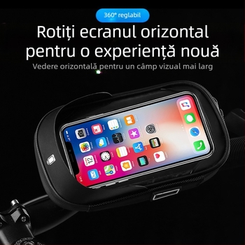 Geantă multifuncțională transfrontalieră pentru telefon mobil, geantă cu ecran tactil pentru transportul pe bicicletă, suport de navigație pentru motociclete, impermeabilă