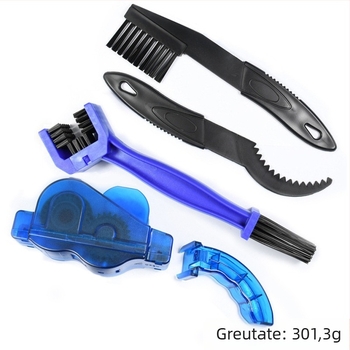 Perie de curățare a lanțului cu trei laturi, en-gros, perie de lanț de bicicletă, perie de lanț de motocicletă, perie mare de curățare a plăcii de periere