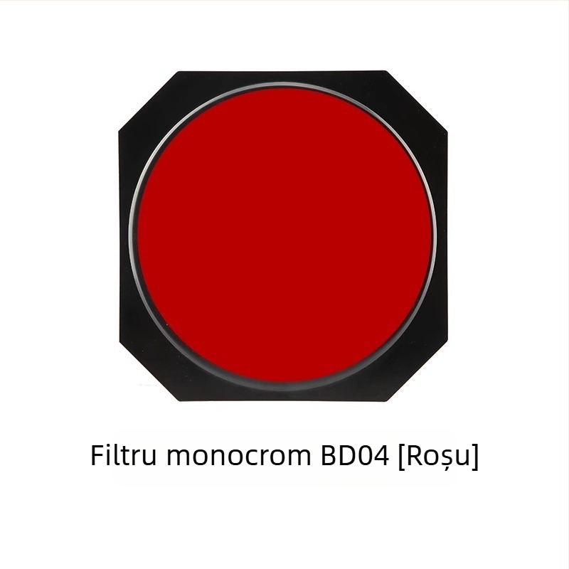 Filtru de culoare DB04 cu ramă cu patru foi, lumină de contur, capac standard tip fagure, lampă bliț mare tip fagure, mereu pornită, păr ancoră, lumină