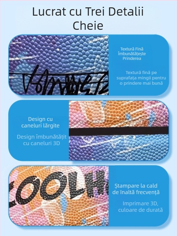 Minge de baschet autentică luminoasă profesională nr. 5 nr. 7 pentru copii, adulți, școli primare, în aer liber, standard special, rezistentă la uzură