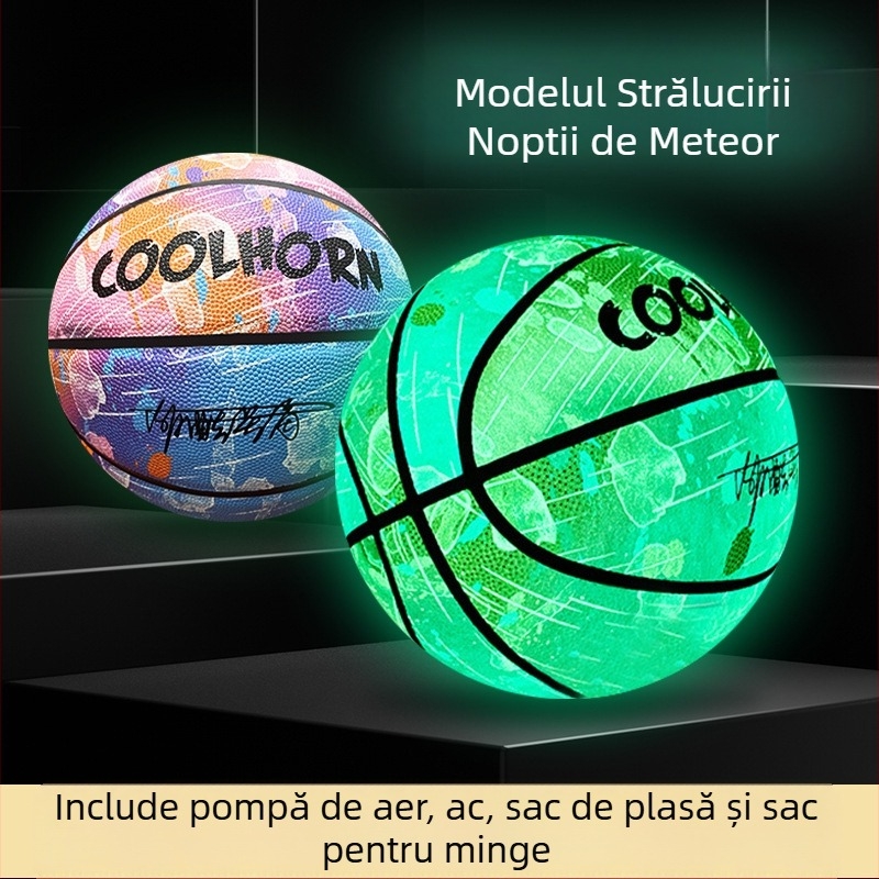 Minge de baschet autentică luminoasă profesională nr. 5 nr. 7 pentru copii, adulți, școli primare, în aer liber, standard special, rezistentă la uzură