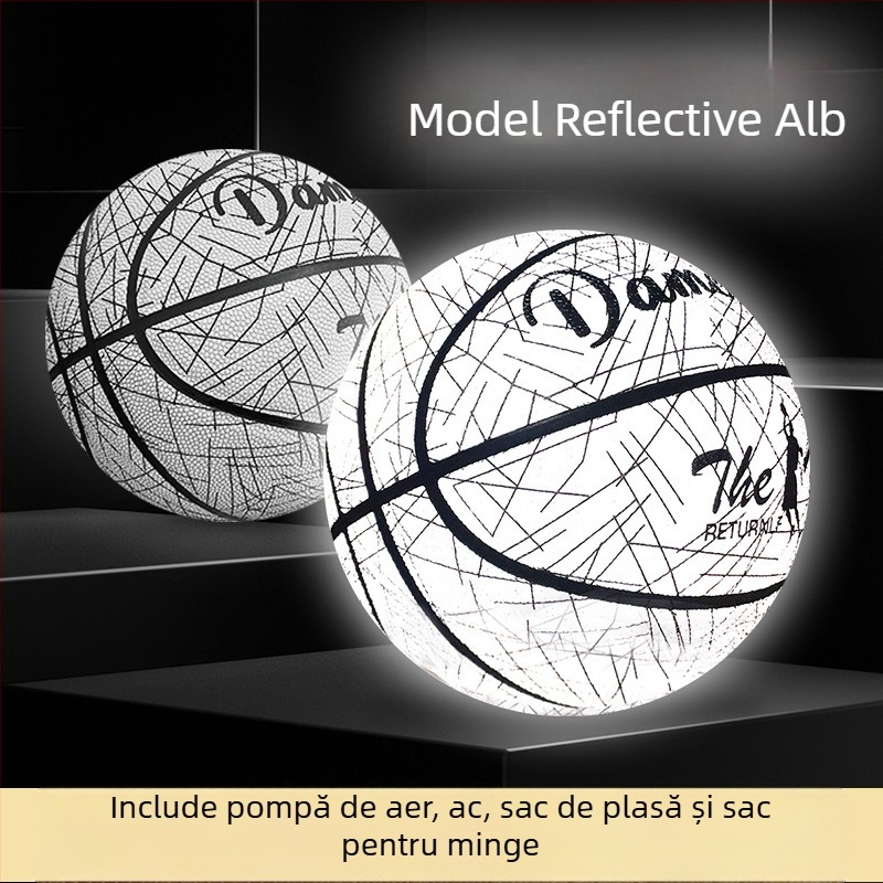 Minge de baschet autentică luminoasă profesională nr. 5 nr. 7 pentru copii, adulți, școli primare, în aer liber, standard special, rezistentă la uzură