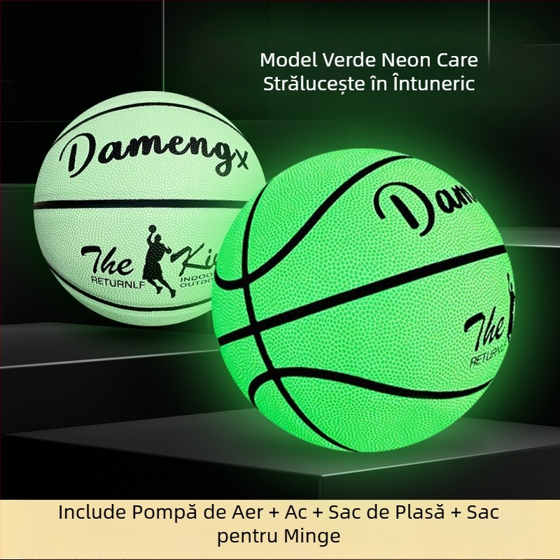 Minge de baschet autentică luminoasă profesională nr. 5 nr. 7 pentru copii, adulți, școli primare, în aer liber, standard special, rezistentă la uzură
