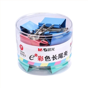 Chenguang papetărie clemă lungă de culoare agrafă mare pentru hârtie de testare 25 mm clemă mică metalică cu coadă de rândunică, clemă mică pentru fișiere cu coadă de pui