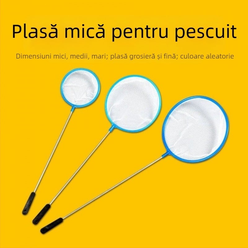 Plasă de pescuit plasă de pescuit de buzunar plasă densă pentru copii acasă pescuit auriu lingură pescuit excremente de pește pește mini copie plasă de pescuit echipament de pescuit