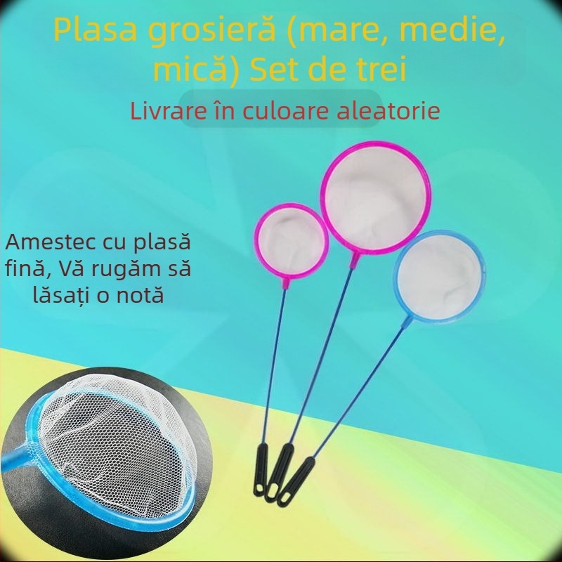 Plasă de pescuit plasă de pescuit de buzunar plasă densă pentru copii acasă pescuit auriu lingură pescuit excremente de pește pește mini copie plasă de pescuit echipament de pescuit