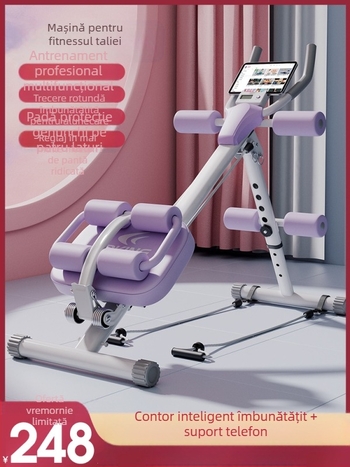 Aparat de rulare abdominală Dispozitiv de antrenament pentru mușchii abdominali Echipament de exerciții abdominale leneș pentru fitness Pierdere în greutate Antrenament pentru mușchii abdominali Artefact de antrenament
