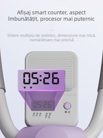 Aparat de rulare abdominală Dispozitiv de antrenament pentru mușchii abdominali Echipament de exerciții abdominale leneș pentru fitness Pierdere în greutate Antrenament pentru mușchii abdominali Artefact de antrenament