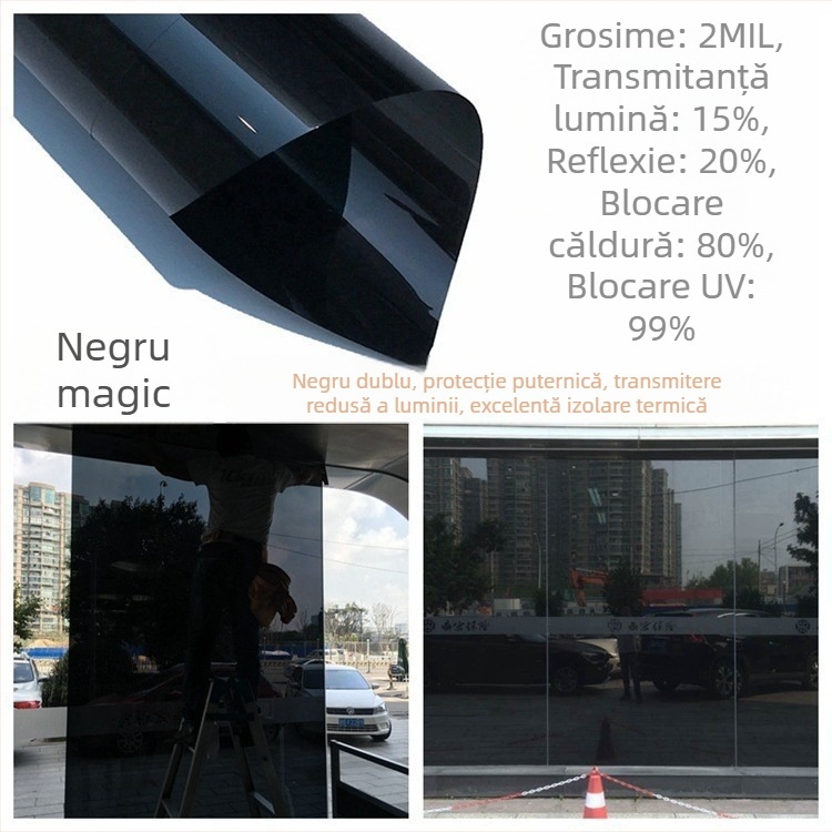 Folie de sticlă pentru comerț electronic transfrontalier, autocolant pentru sticlă, folie de izolare termică, folie solară, autocolant pentru ferestre, folie de sticlă anti-vibrații pentru birou