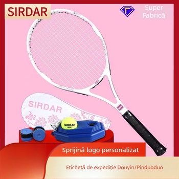 O generație de costum de rachetă de tenis cu o singură curea, cu rebound, pentru începători, rachetă ultra-ușoară din aliaj de aluminiu