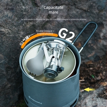 Oală universală multifuncțională Green II Hot Single Pot, vase de gătit în aer liber, camping, drumeții, alpinism, vase de gătit, gătit