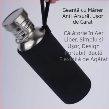 Fierbător sport din titan pur pentru ciclism, fierbător pentru sporturi în aer liber, cană de apă portabilă pentru călătorie, fierbător ușor pentru camping, fierbător cu model de ciocan