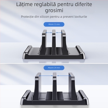 Suport vertical pentru notebook, lateral, vertical, pentru afișaj extern, suspendat, suport pentru disiparea căldurii, depozitare aplicabilă m