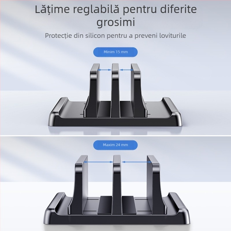 Suport vertical pentru notebook, lateral, vertical, pentru afișaj extern, suspendat, suport pentru disiparea căldurii, depozitare aplicabilă m