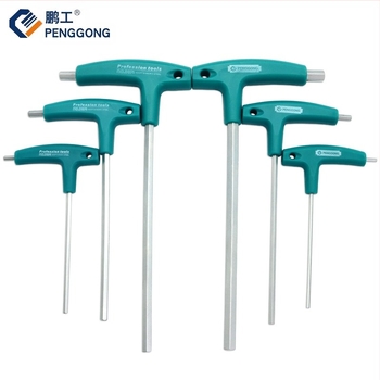 cheie hexagonală tip T, șurubelniță hexagonală metrică cu cap plat, alungită, 6, scule unghiulare 2