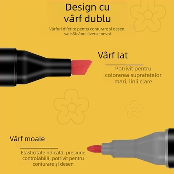 Marker tactil pentru copii, en-gros, 48 de culori, cu cap dublu, instrumente speciale de desen, stilouri colorate, furnizare directă de producători