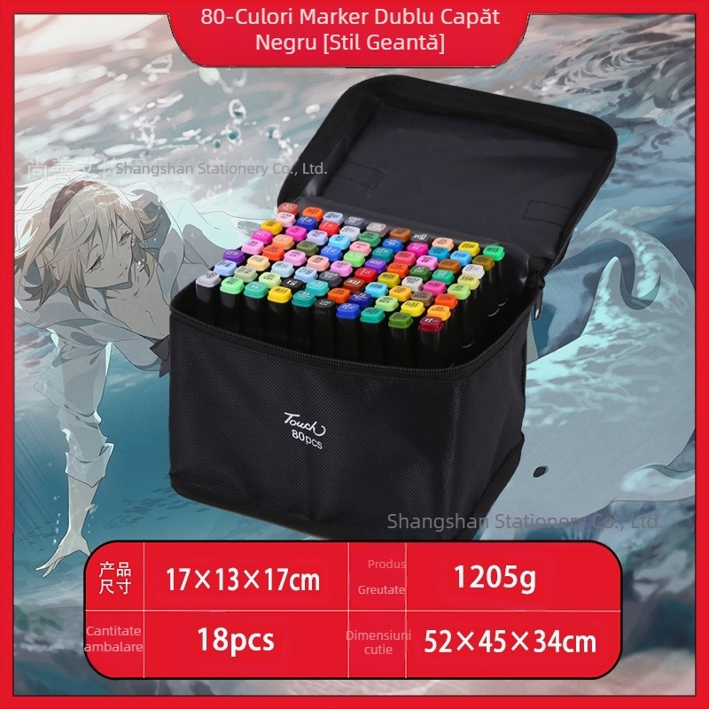 Marker tactil pentru copii, en-gros, 48 de culori, cu cap dublu, instrumente speciale de desen, stilouri colorate, furnizare directă de producători