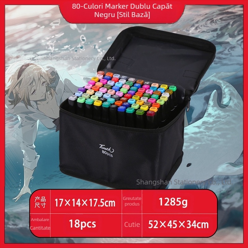 Marker tactil pentru copii, en-gros, 48 de culori, cu cap dublu, instrumente speciale de desen, stilouri colorate, furnizare directă de producători