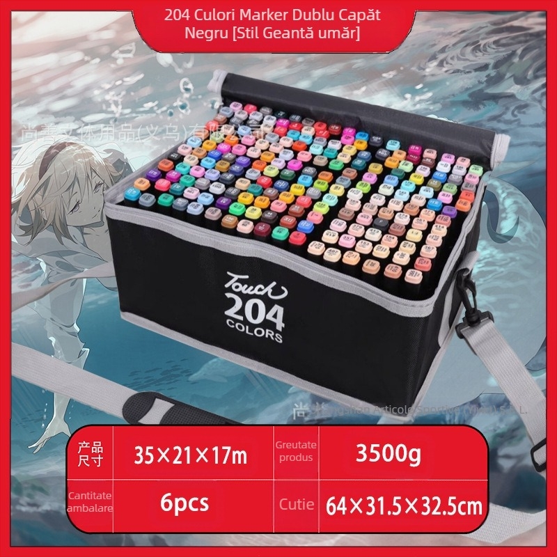 Marker tactil pentru copii, en-gros, 48 de culori, cu cap dublu, instrumente speciale de desen, stilouri colorate, furnizare directă de producători