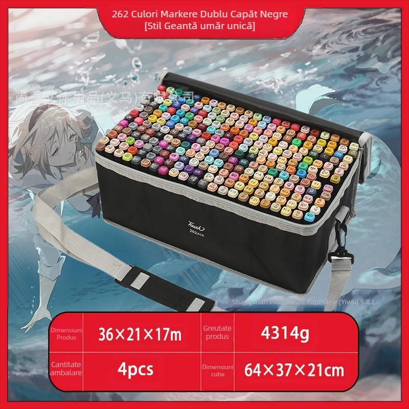 Marker tactil pentru copii, en-gros, 48 de culori, cu cap dublu, instrumente speciale de desen, stilouri colorate, furnizare directă de producători