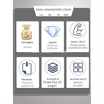 Capsator portabil care economisește forța de muncă, capsator comercial multifuncțional pentru cărți groase, uz studențesc la birou, dimensiuni mari, legătorii mari acasă