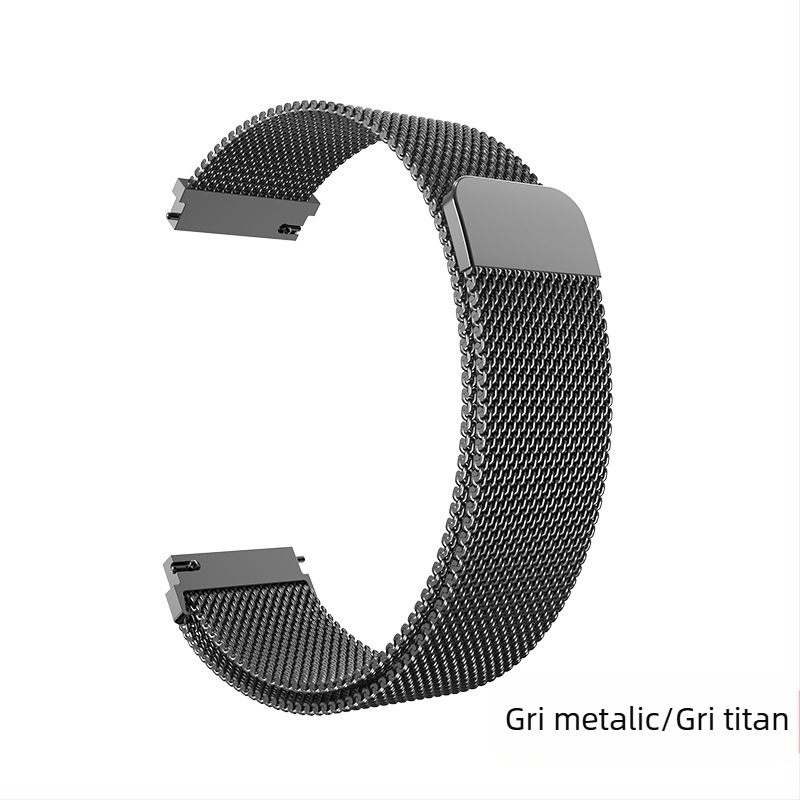 Curea de ceas Milanese magnetică GT6 din oțel inoxidabil 22 mm, potrivită pentru Huawei Watch 54 Samsung Xiaomi S4 Garmin