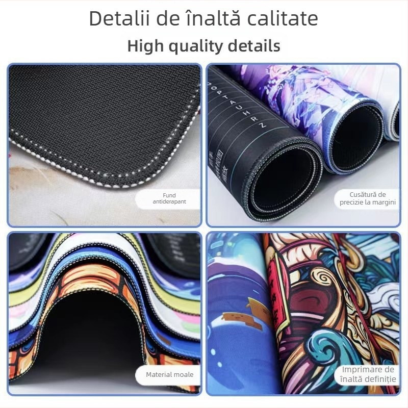 Mousepad-uri pentru jocuri cu seriale de animație populare transfrontaliere rusești, producător de pad-uri de birou pentru sporturi electronice