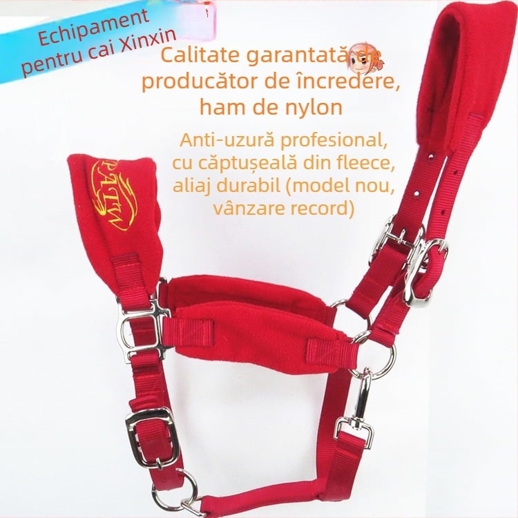 Ham de frâu, set complet de cuști anti-șlefuire, accesorii ecvestre, dimensiunea robinetului pentru ponei, frâu profesional anti-șlefuire