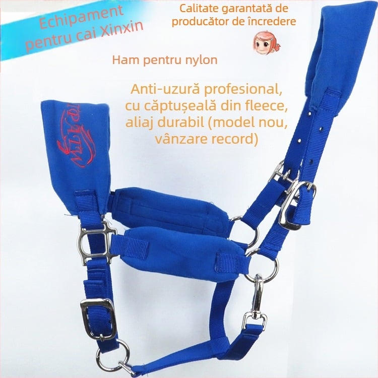Ham de frâu, set complet de cuști anti-șlefuire, accesorii ecvestre, dimensiunea robinetului pentru ponei, frâu profesional anti-șlefuire