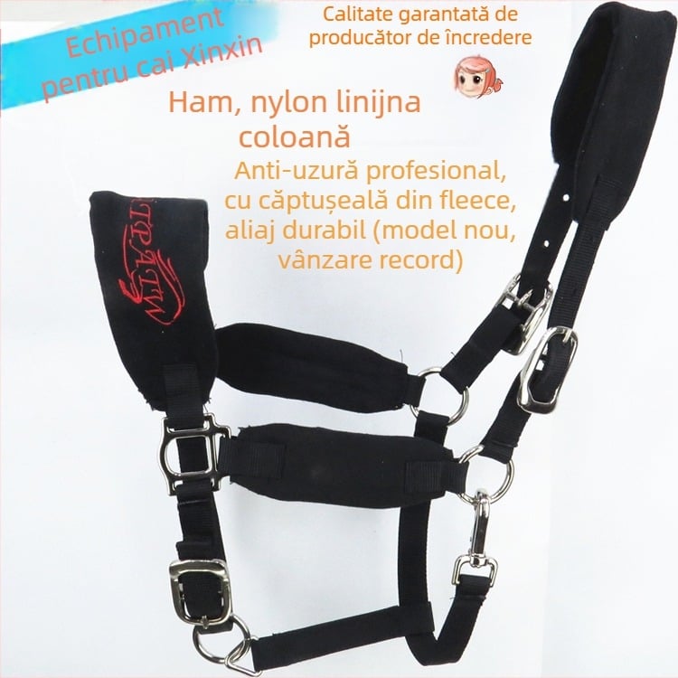 Ham de frâu, set complet de cuști anti-șlefuire, accesorii ecvestre, dimensiunea robinetului pentru ponei, frâu profesional anti-șlefuire