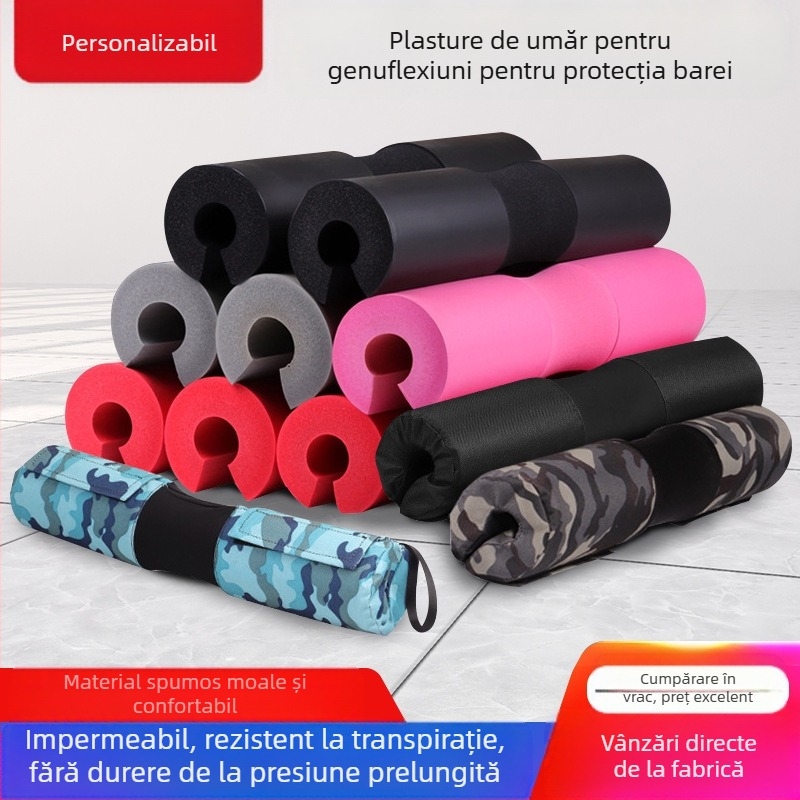 Fitness genuflexiuni gât pad halteră acoperire umăr pad gât protecție acoperire șold pod burete pad protector genunchi pad umăr pad