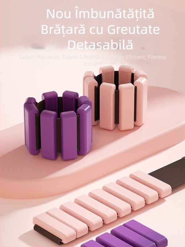 Brățară sport cu greutate, reglabilă universală, set complet de bloc de plumb pentru creșterea greutății invizibile a brațului, încheietura mâinii și piciorului