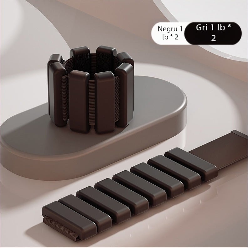 Brățară sport cu greutate, reglabilă universală, set complet de bloc de plumb pentru creșterea greutății invizibile a brațului, încheietura mâinii și piciorului