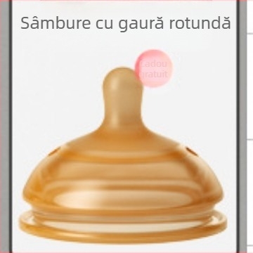 Biberon din silicon pentru ajutor la înțărcare pentru nou-născuți, 6 luni și peste, suzetă cu design în formă de arc pentru laptele matern
