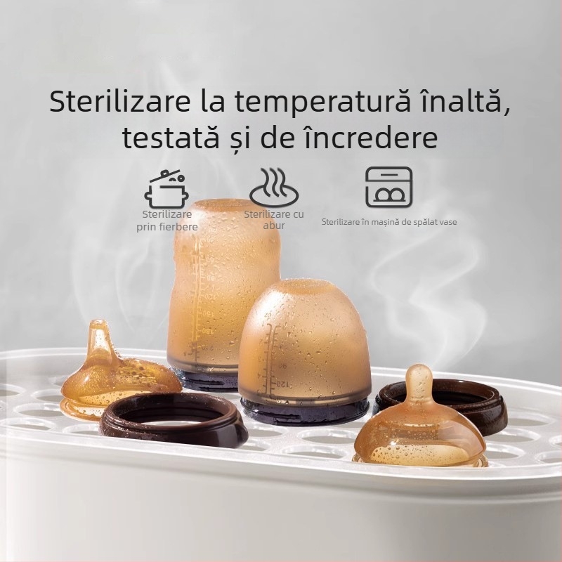 Biberon din silicon pentru ajutor la înțărcare pentru nou-născuți, 6 luni și peste, suzetă cu design în formă de arc pentru laptele matern