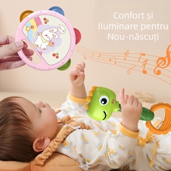 Ciocan de nisip cu tamburină din aplauze pentru copii transfrontaliere, băieți și fete, antrenament de concentrare, dezvoltare intelectuală, zornăitoare pentru creier, jucării pentru educație timpurie