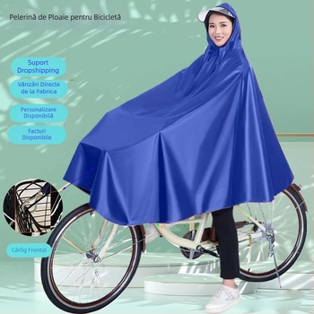 Bicicletă Poncho impermeabil mașină electrică impermeabilă mărită cu o singură baterie pentru ciclism mașina poncho bărbați și femei adulți impermeabil