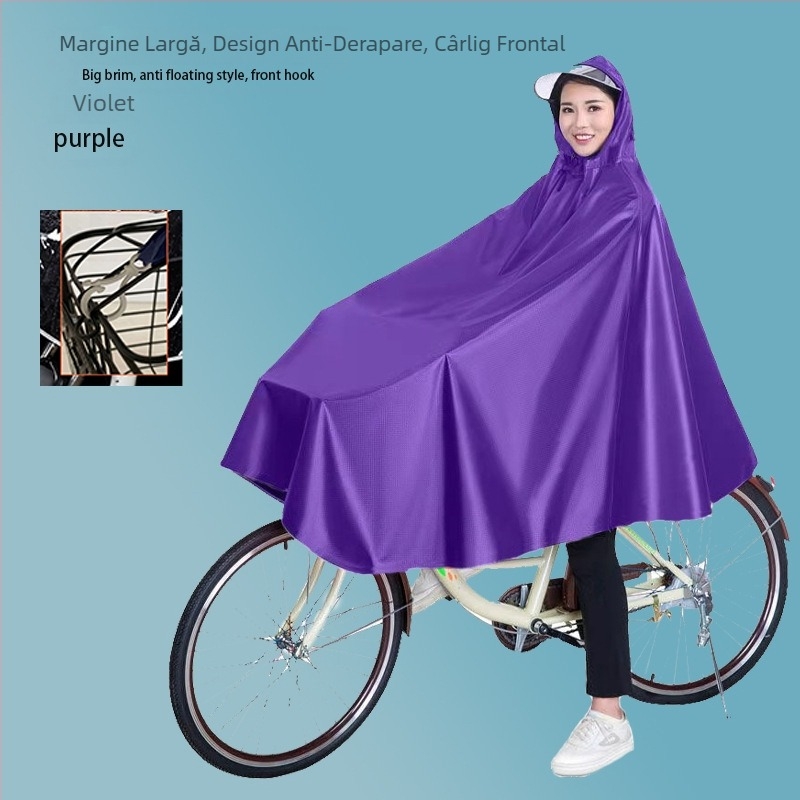 Bicicletă Poncho impermeabil mașină electrică impermeabilă mărită cu o singură baterie pentru ciclism mașina poncho bărbați și femei adulți impermeabil