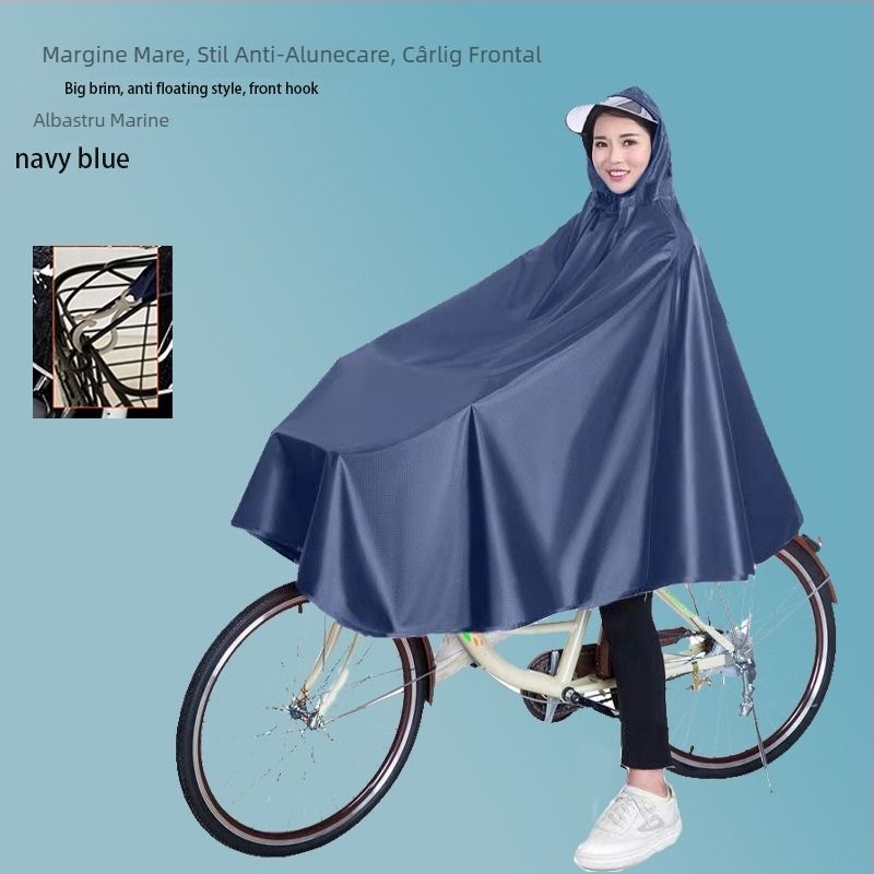 Bicicletă Poncho impermeabil mașină electrică impermeabilă mărită cu o singură baterie pentru ciclism mașina poncho bărbați și femei adulți impermeabil