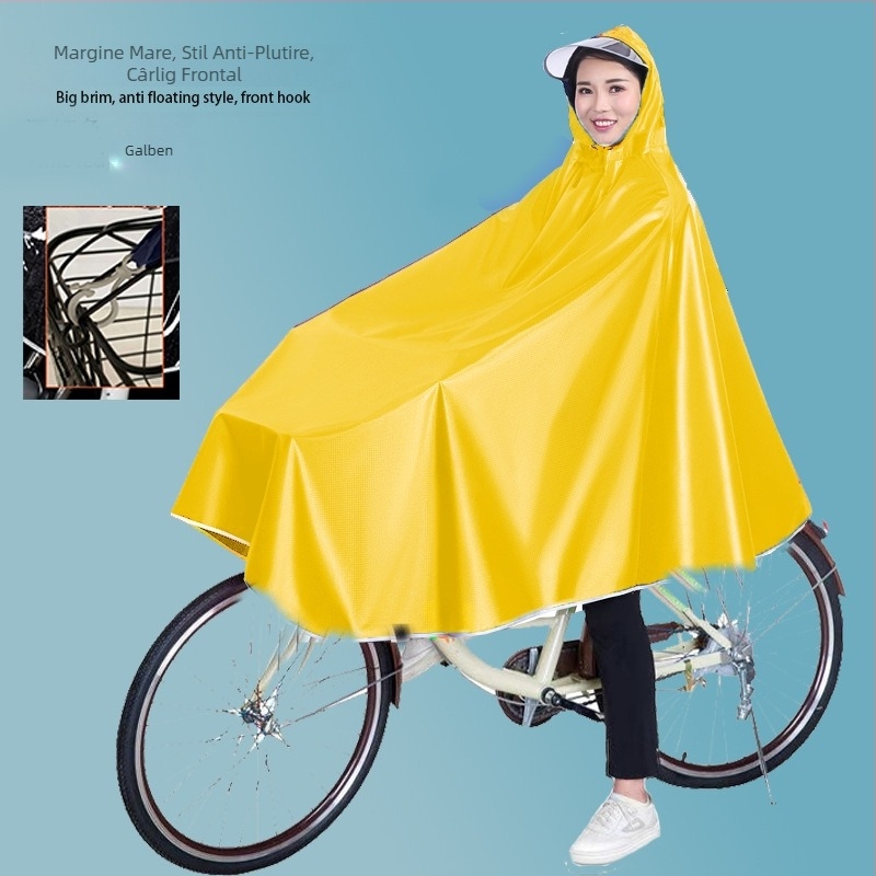 Bicicletă Poncho impermeabil mașină electrică impermeabilă mărită cu o singură baterie pentru ciclism mașina poncho bărbați și femei adulți impermeabil