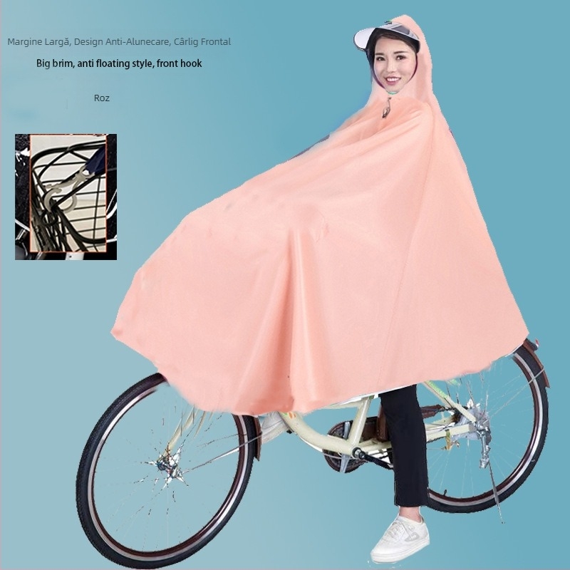 Bicicletă Poncho impermeabil mașină electrică impermeabilă mărită cu o singură baterie pentru ciclism mașina poncho bărbați și femei adulți impermeabil