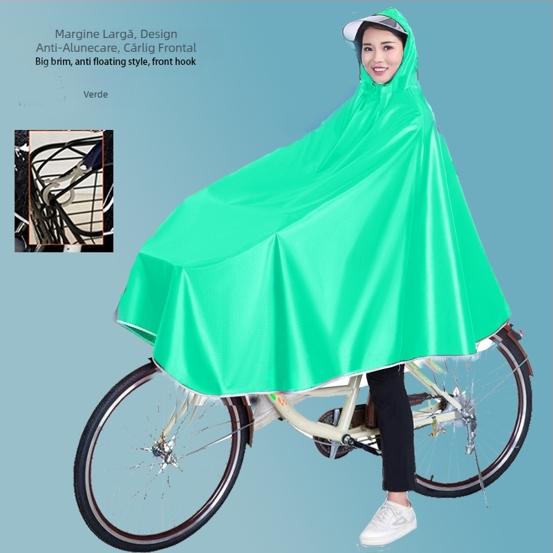Bicicletă Poncho impermeabil mașină electrică impermeabilă mărită cu o singură baterie pentru ciclism mașina poncho bărbați și femei adulți impermeabil