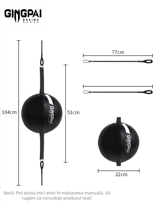 Minge de viteză de box agățată, minge de ventilație, box, sală de sport, luptă, sanda, antrenament, dodge ball, home fitness, minge de reacție, țintă
