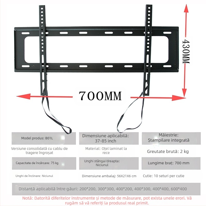 Suport TV Suport TV Suport TV Suport TV telescopic 14-120 inch Preț en-gros Suport de perete